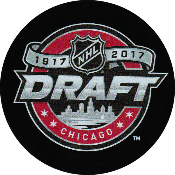 Pre-Order - Morgan Barron Autographed 2017 NHL Draft Hockey Puck