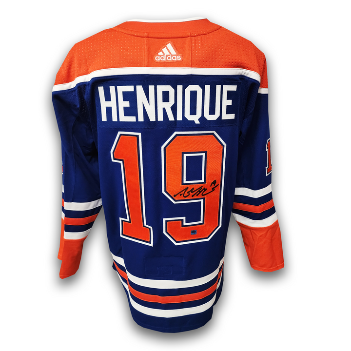 Adam Henrique Autographed Edmonton Oilers Home Adidas Jersey