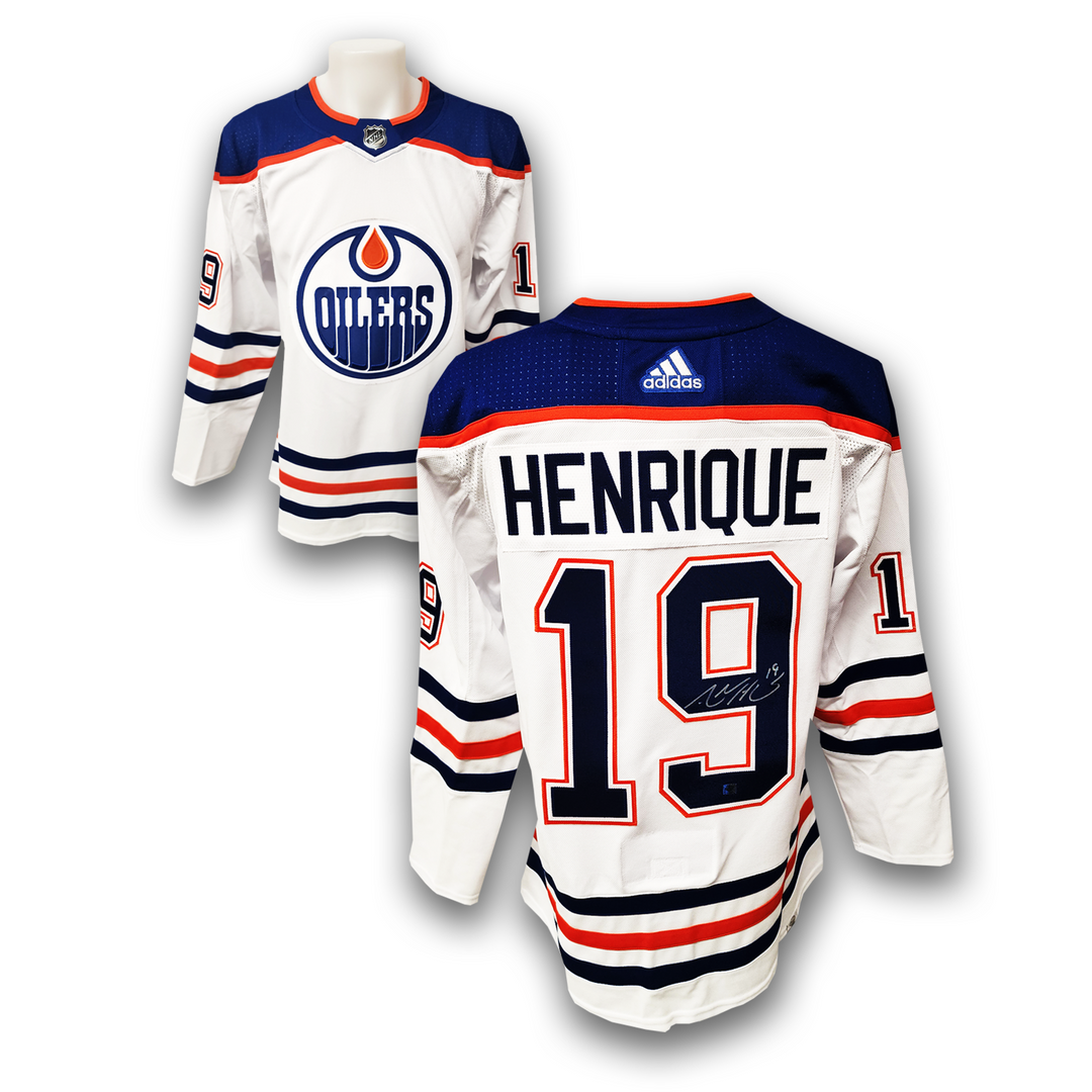 Adam Henrique Autographed Edmonton Oilers Away Adidas Jersey
