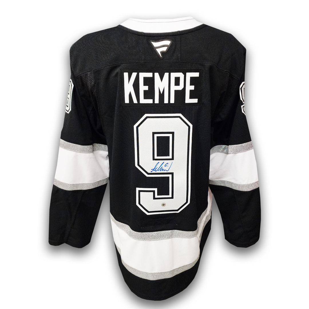 Adrian Kempe Autographed Los Angeles Kings Home Fanatics Premium Jersey