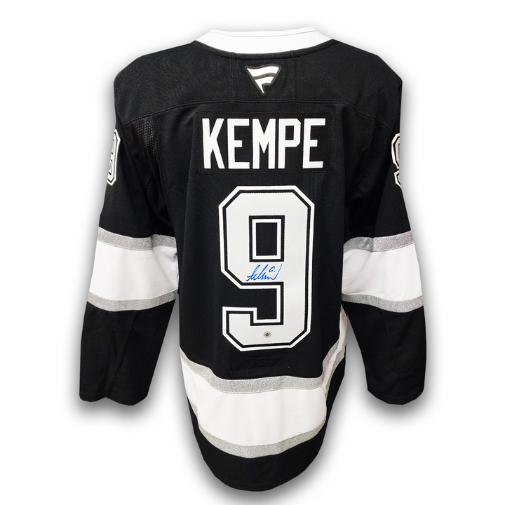 Adrian Kempe Autographed Los Angeles Kings Home Fanatics Premium Jersey