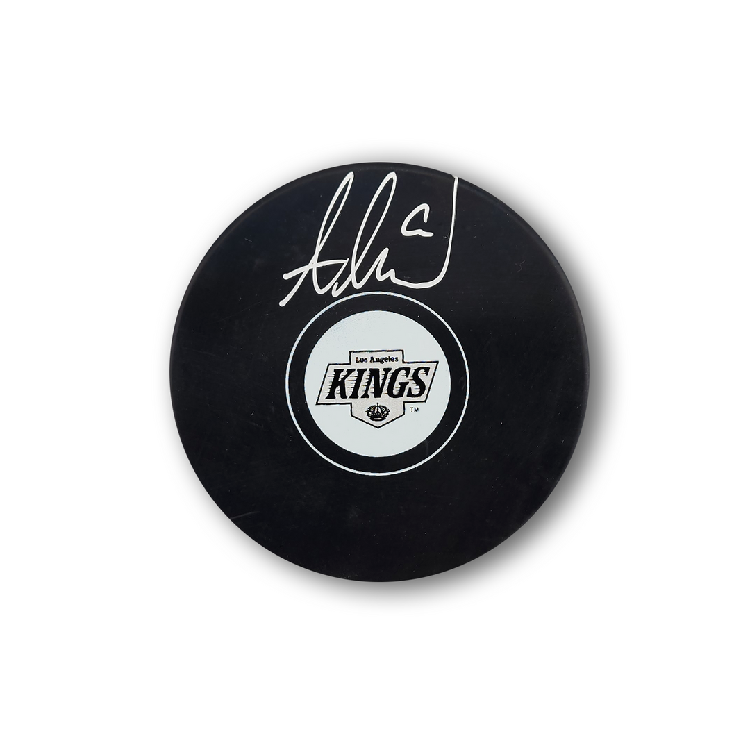 Adrian Kempe Autographed Los Angeles Kings Hockey Puck