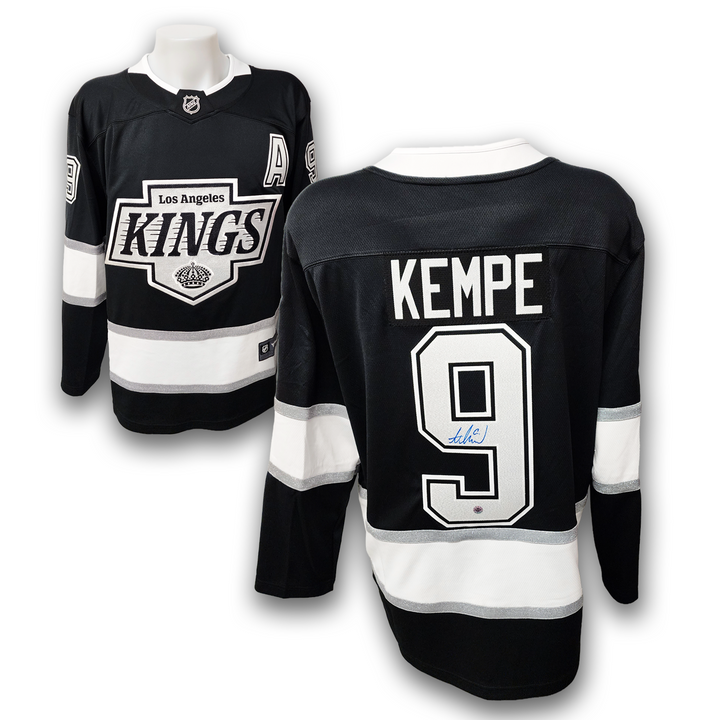 Adrian Kempe Autographed Los Angeles Kings Home Fanatics Breakaway Jersey
