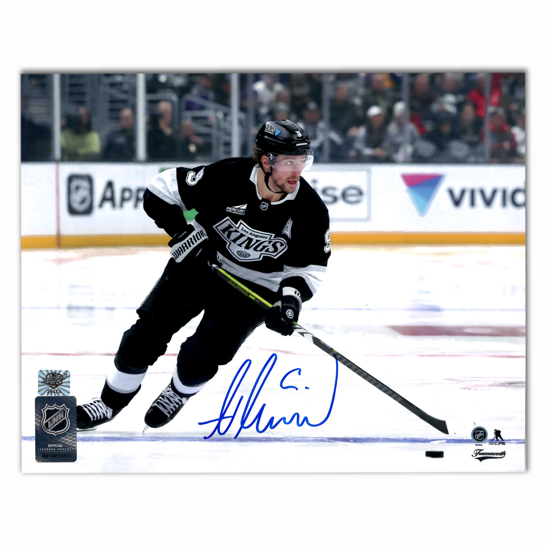 Adrian Kempe Autographed Los Angeles Kings Home 8x10 Photo