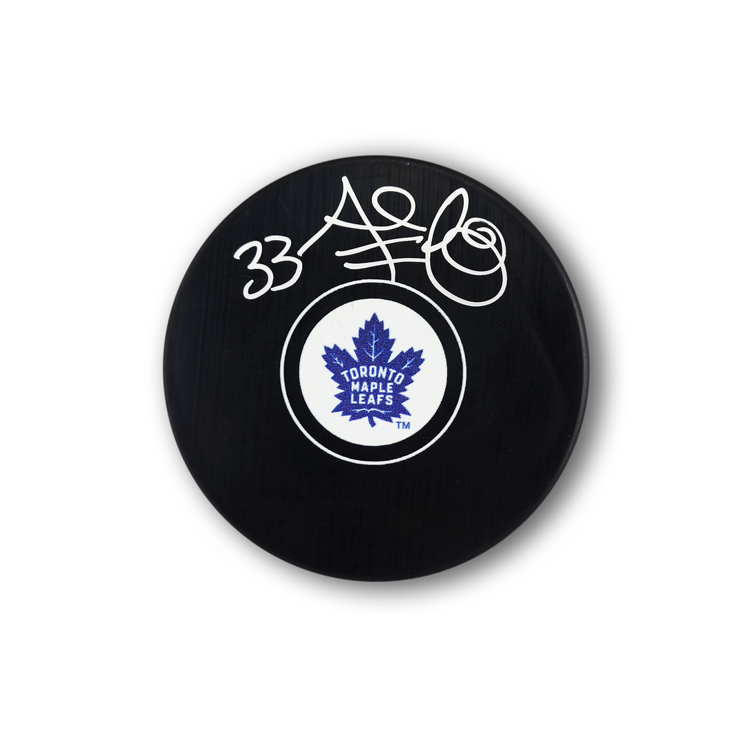 Al Iafrate Autographed Toronto Maple Leafs Hockey Puck