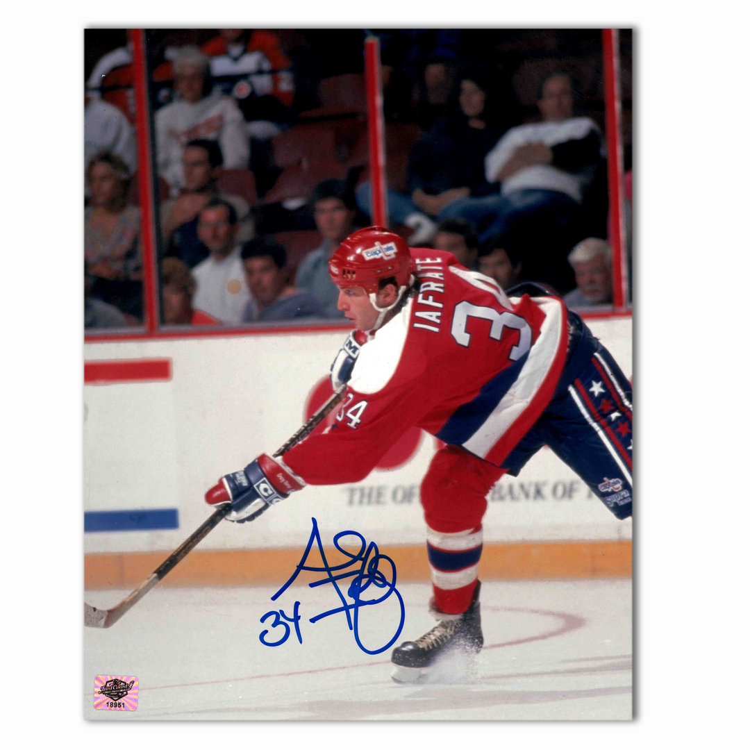 Al Iafrate Autographed Washington Capitals 8x10 Photo