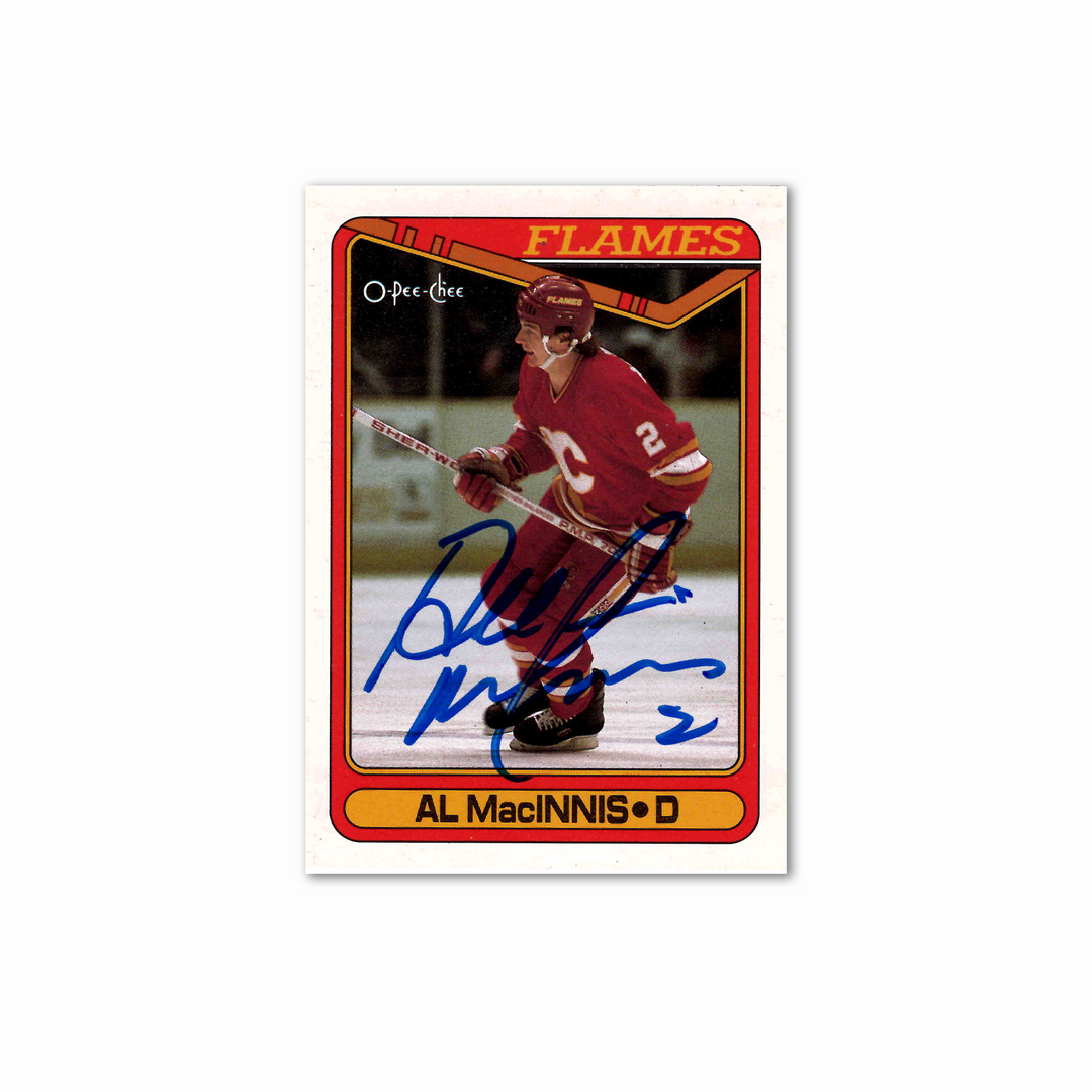 Al MacInnis Autographed Calgary Flames OPC 