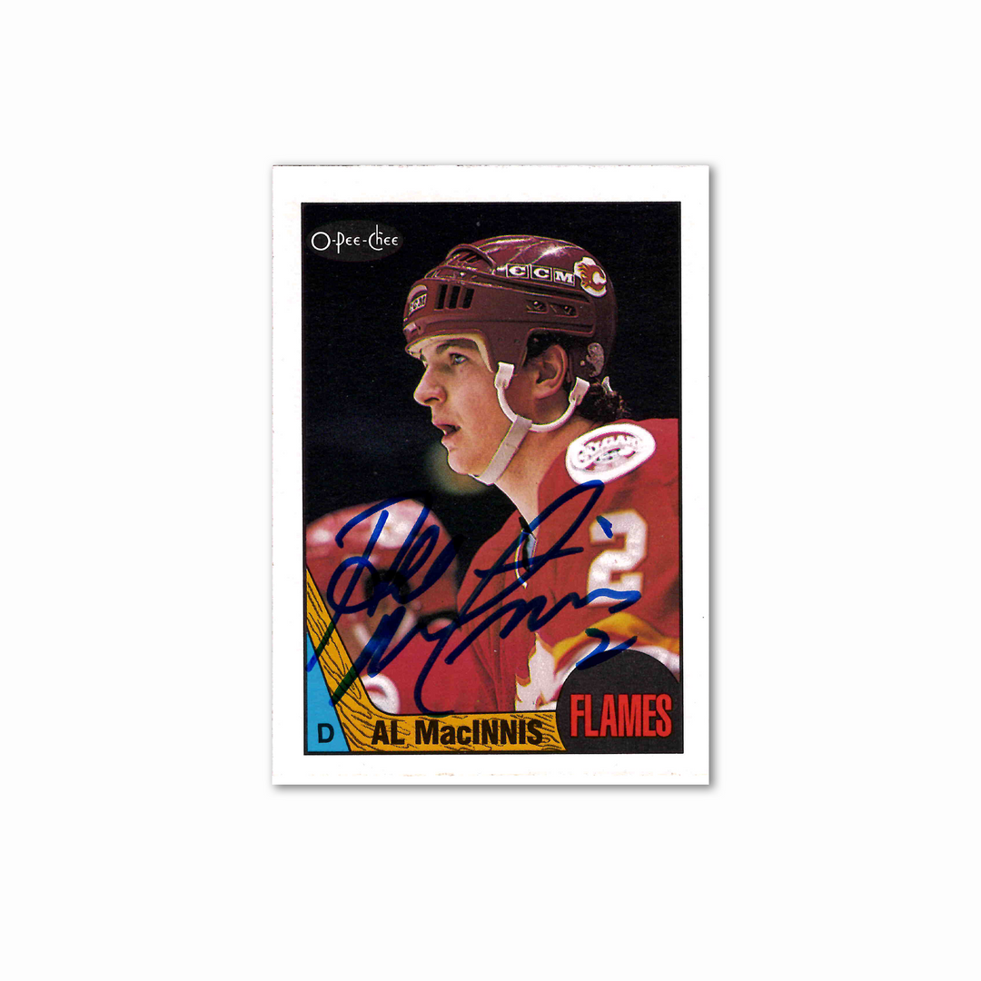 Al MacInnis Autographed Calgary Flames OPC 