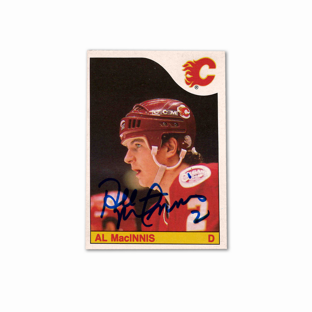 Al MacInnis Autographed Calgary Flames OPC 