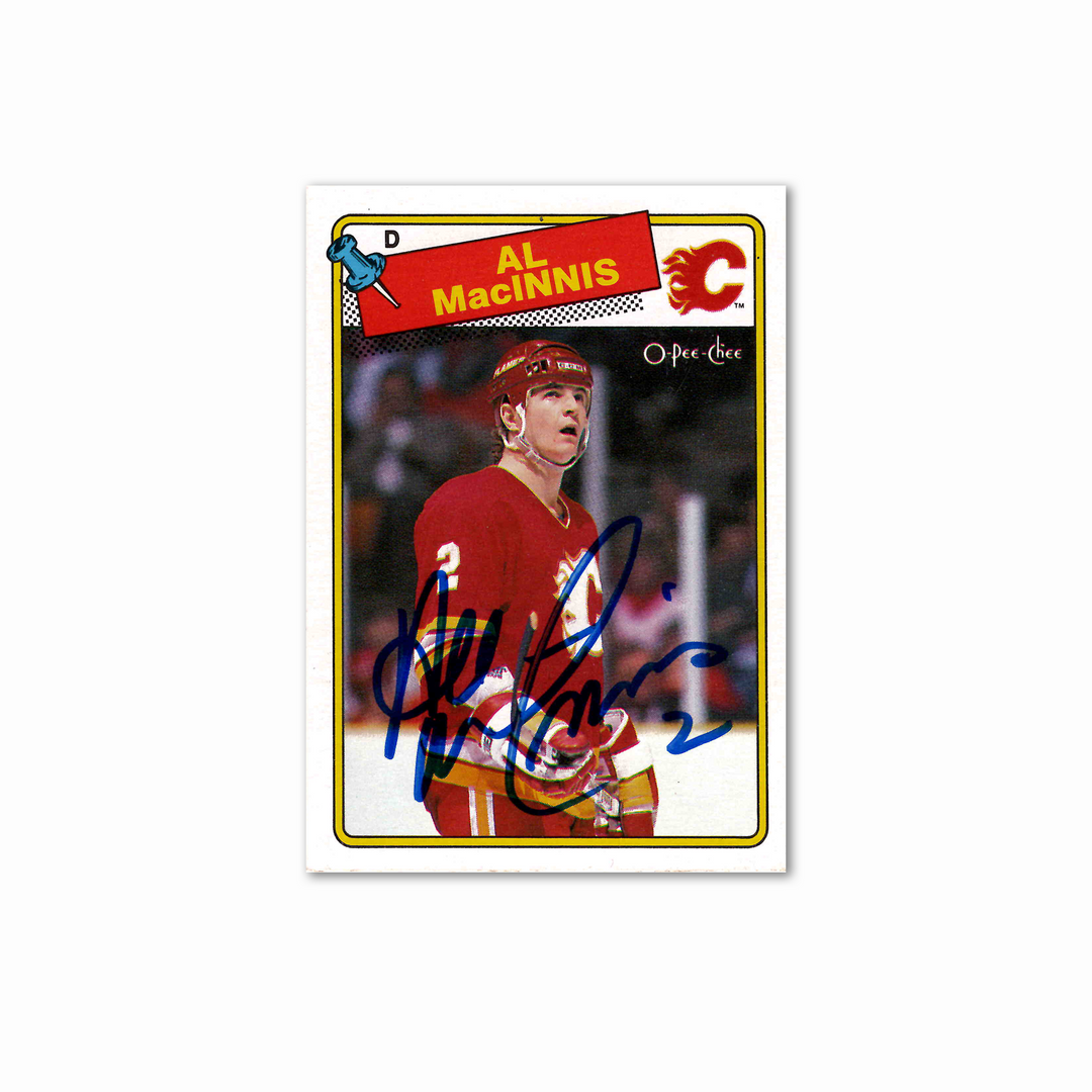 Al MacInnis Autographed Calgary Flames OPC 