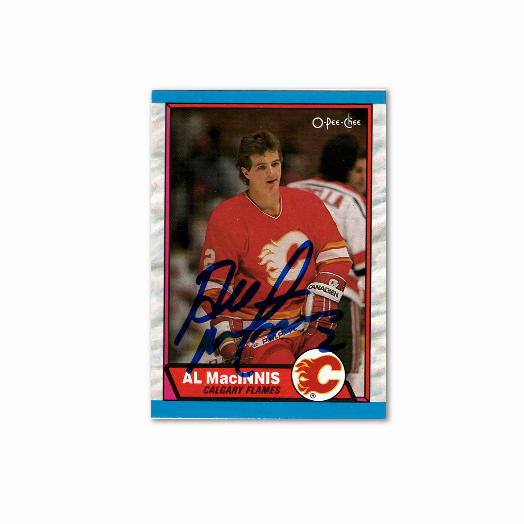Al MacInnis Autographed Calgary Flames OPC 