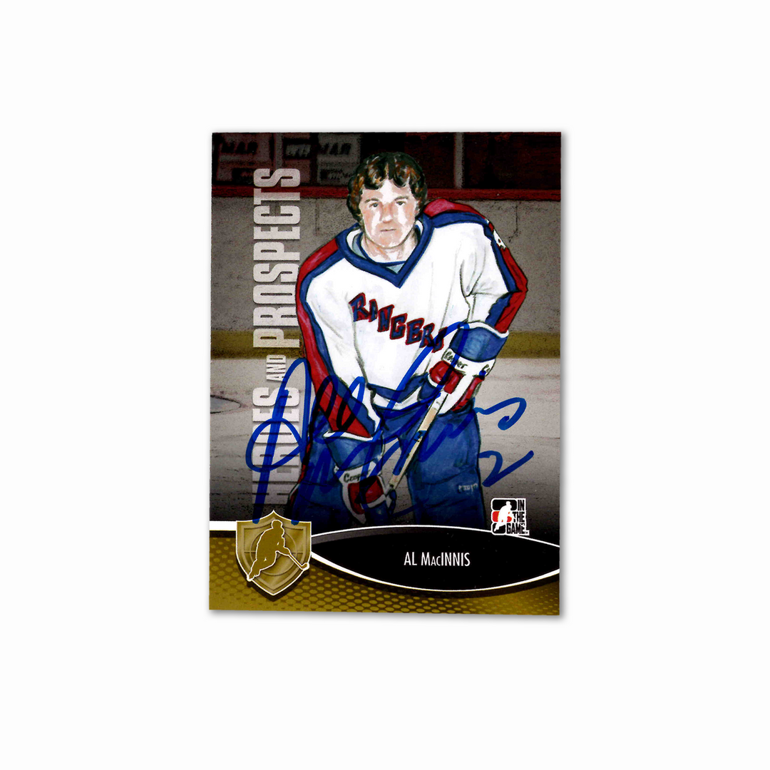 Al MacInnis Autographed St. Louis Blues Heroes and Prospects 