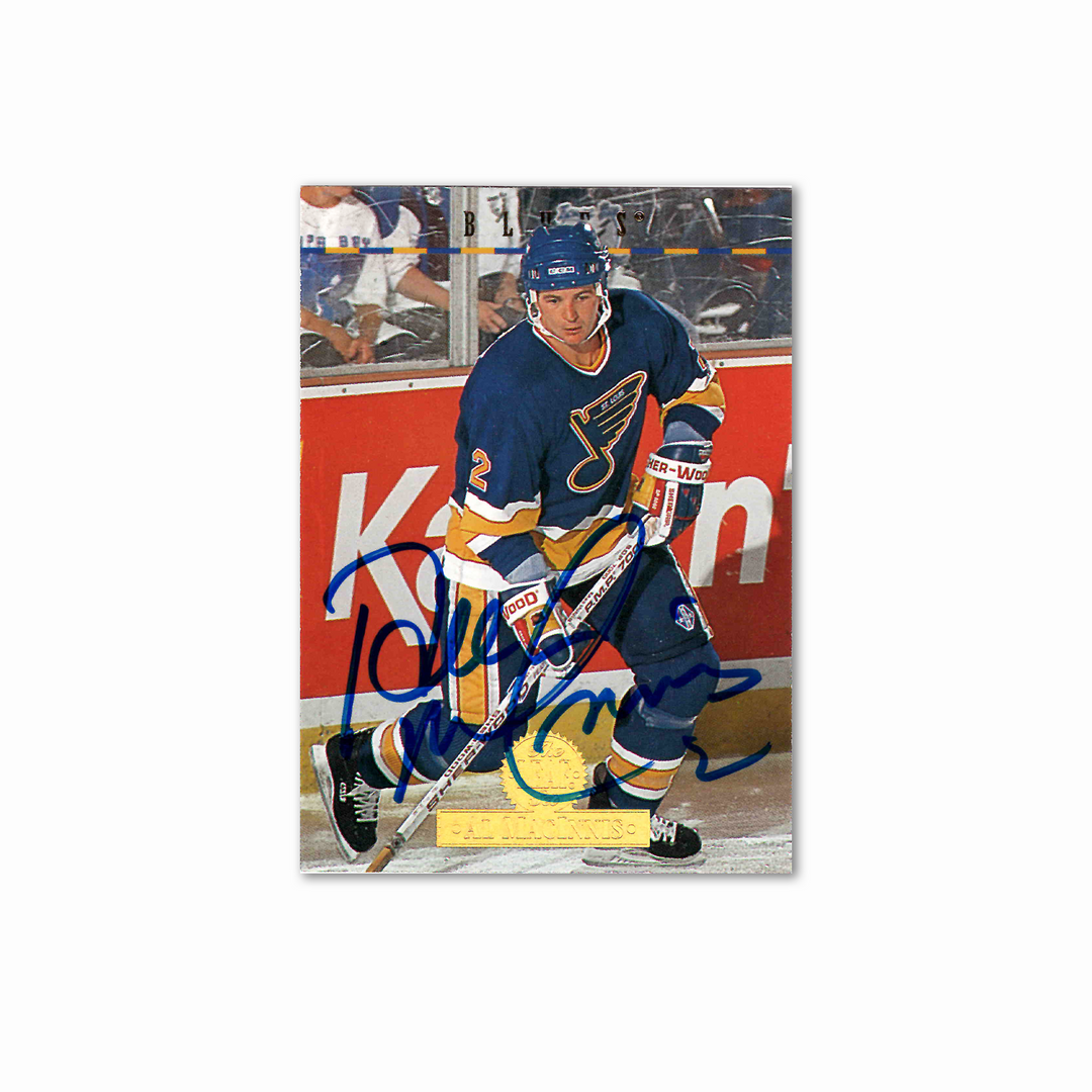 Al MacInnis Autographed St. Louis Blues Donruss 