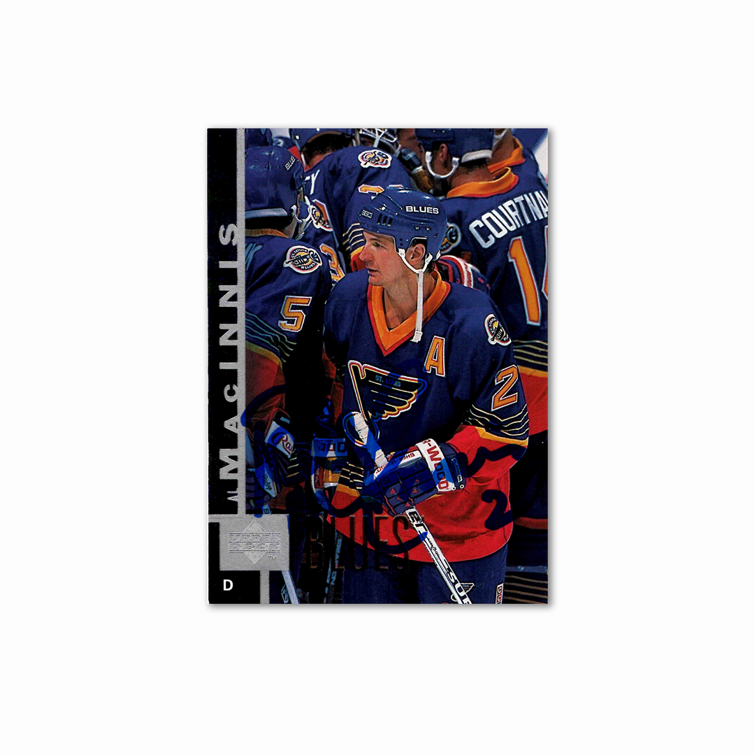 Al MacInnis Autographed St. Louis Blues UDA 