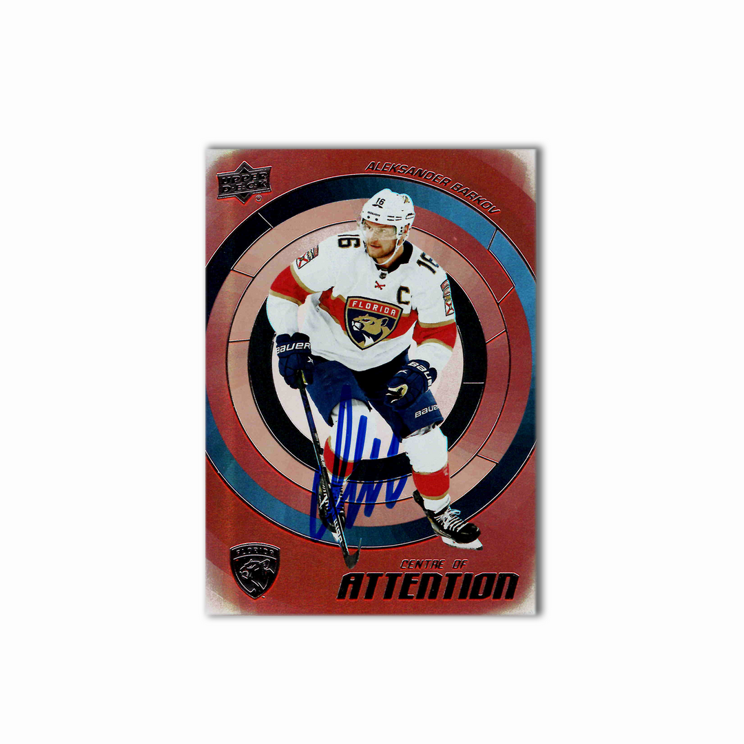 Aleksander Barkov Autographed Florida Panthers Center Of Attention CA-21 Hockey Card