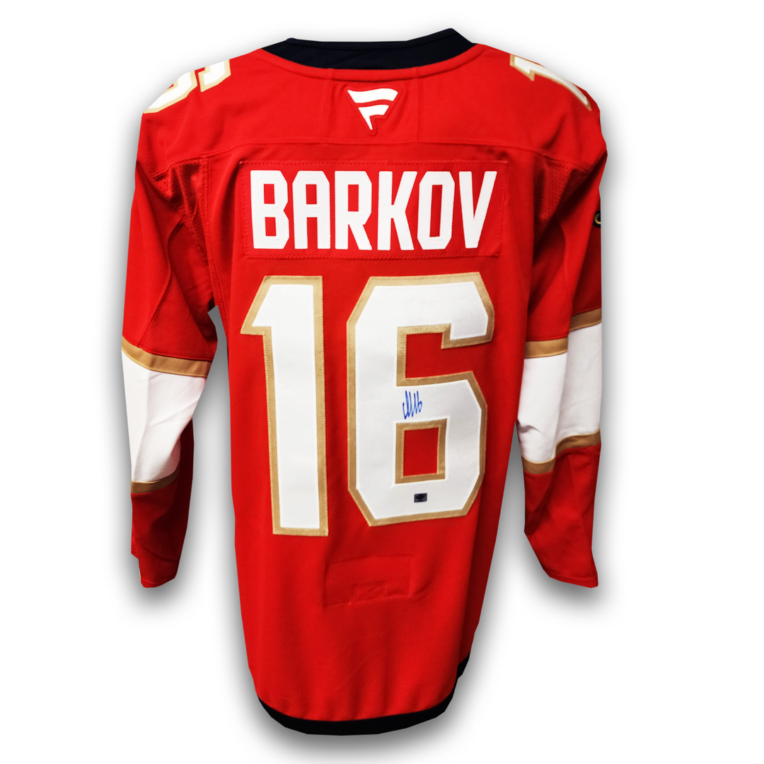 Aleksander Barkov Autographed Florida Panthers Fanatics Premium Jersey