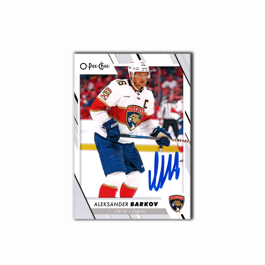 Aleksander Barkov Autographed Florida Panthers 2023-24 O-Pee-Chee #20 Hockey Card