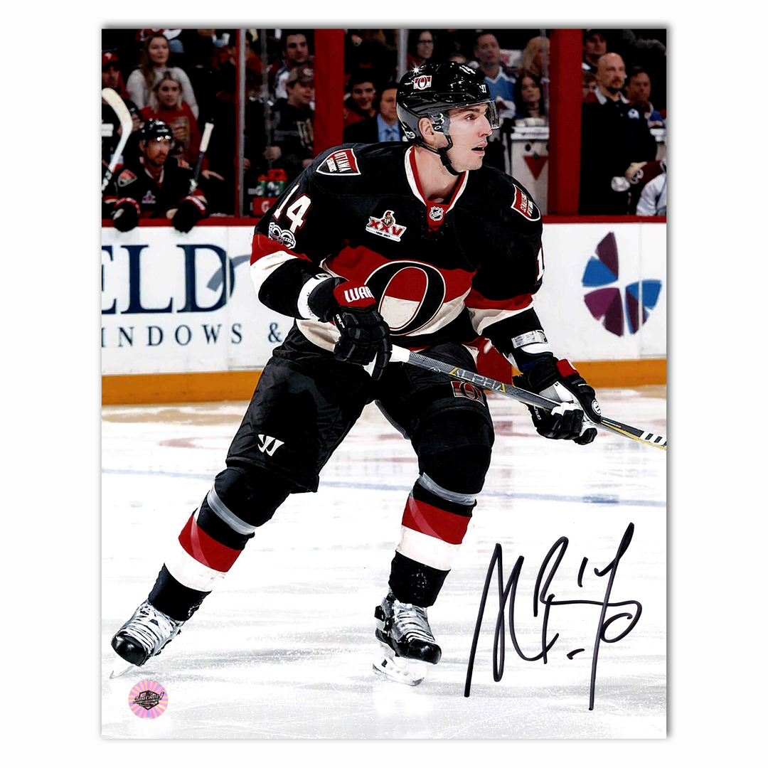 Alex Burrows Autographed Ottawa Senators 8x10 Photo