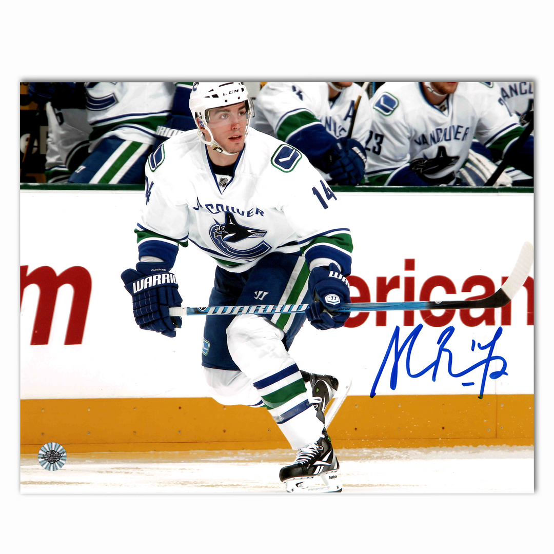 Alex Burrows Autographed Vancouver Canucks Away 8x10 Photo