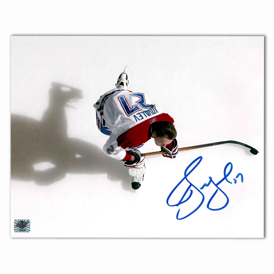 Alex Kovalev Autographed Montreal Canadiens Away 8x10 Horizontal Photo