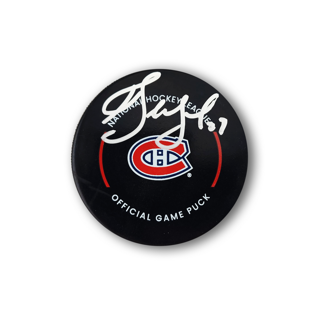 Alex Kovalev Autographed Montreal Canadiens Official Hockey Puck