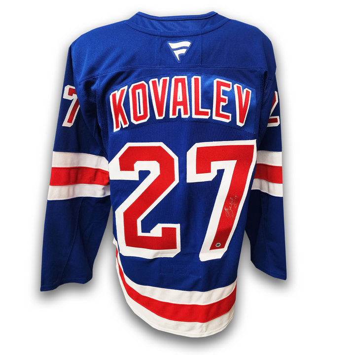 Alex Kovalev Autographed New York Rangers Home Fanatics Premium Jersey