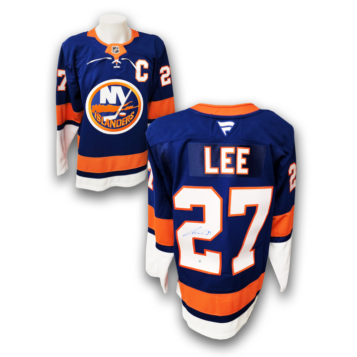 Anders Lee Autographed New York Islanders Home Fanatics Premium Jersey