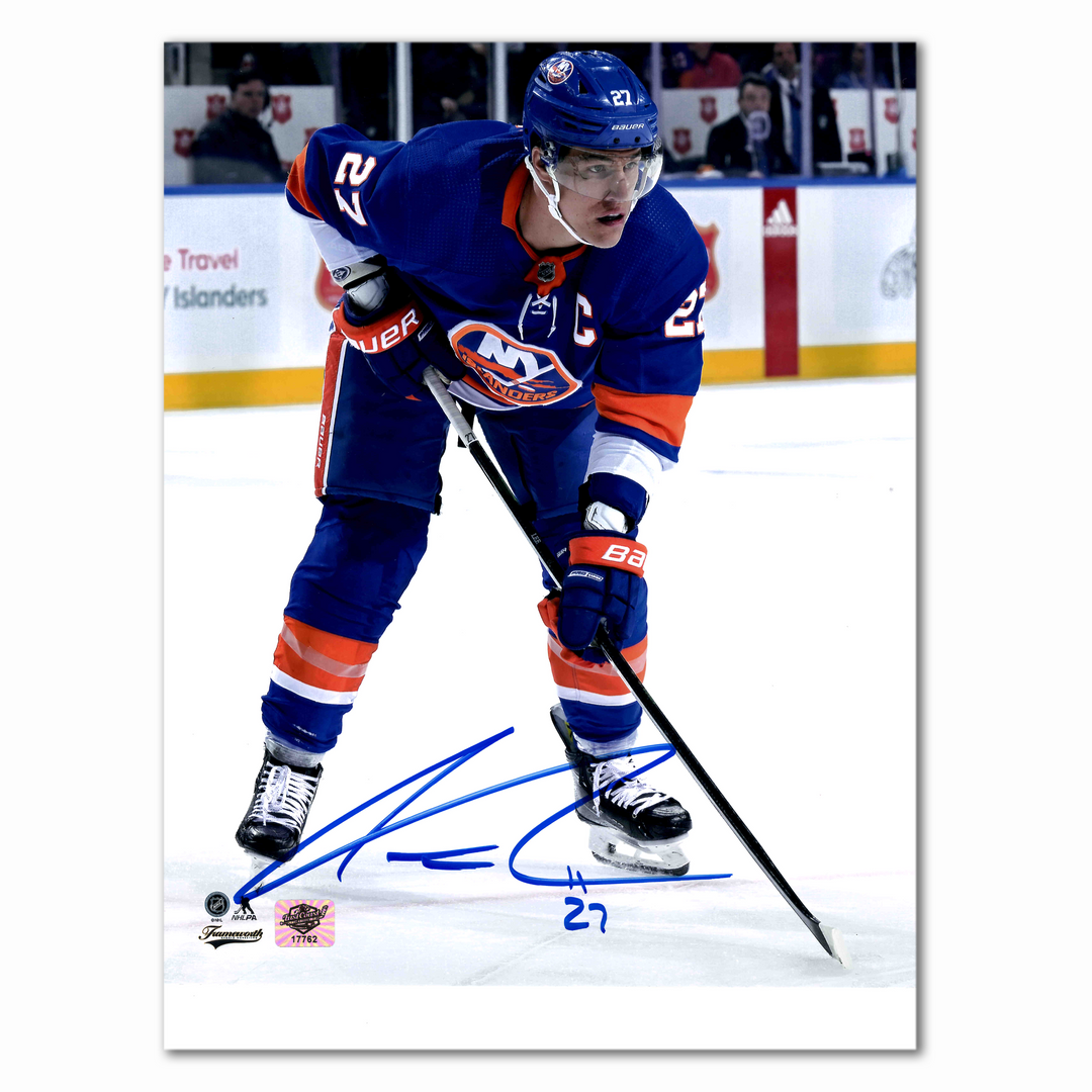 Anders Lee Autographed New York Islanders Home 8x10 Photo
