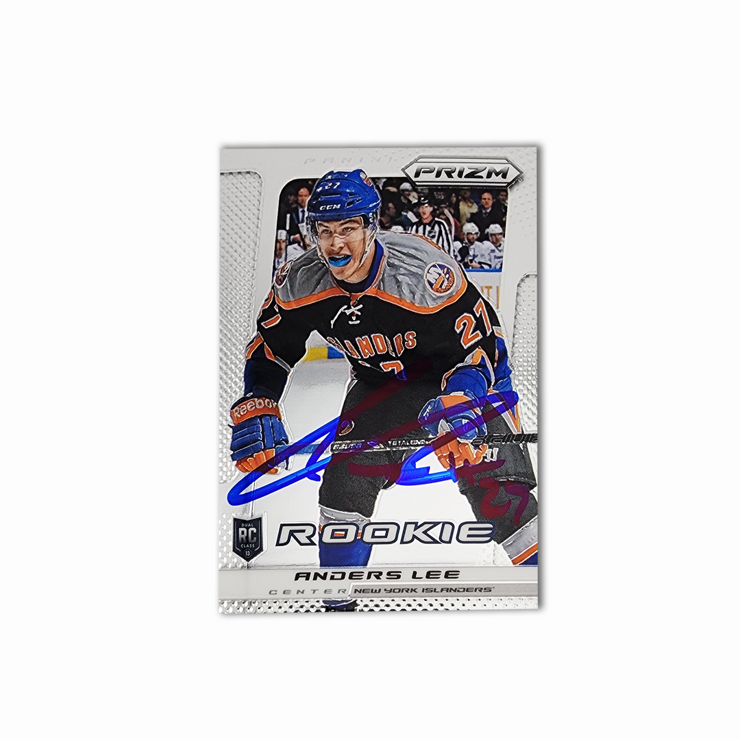 2013-14 Panini Prizm #262 ANDERS LEE Autographed Rookie Card