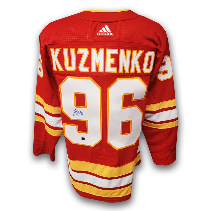 Andrei Kuzmenko Autographed Calgary Flames Home Adidas Jersey