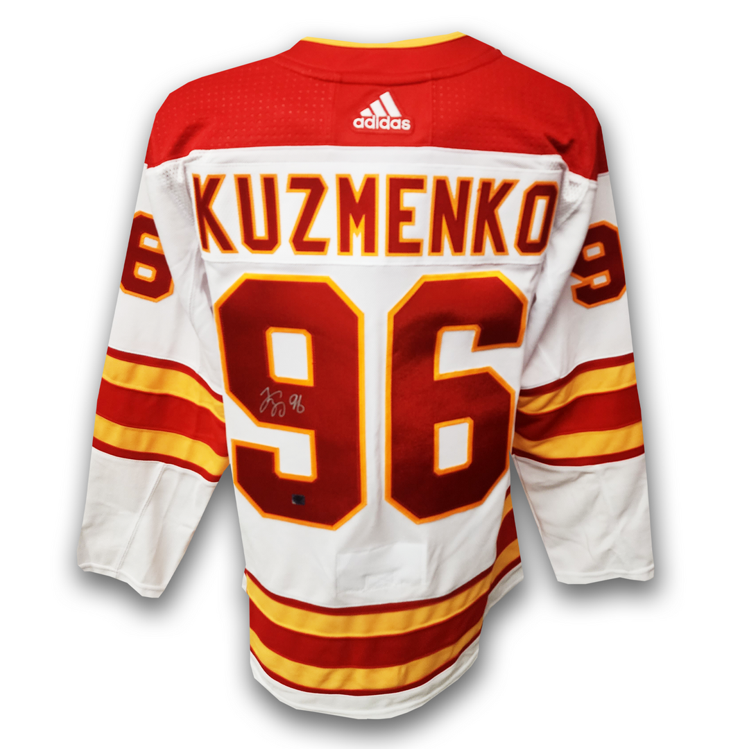 Andrei Kuzmenko Autographed Calgary Flames Away Adidas Jersey