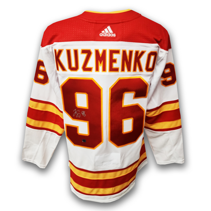 Andrei Kuzmenko Autographed Calgary Flames Away Adidas Jersey