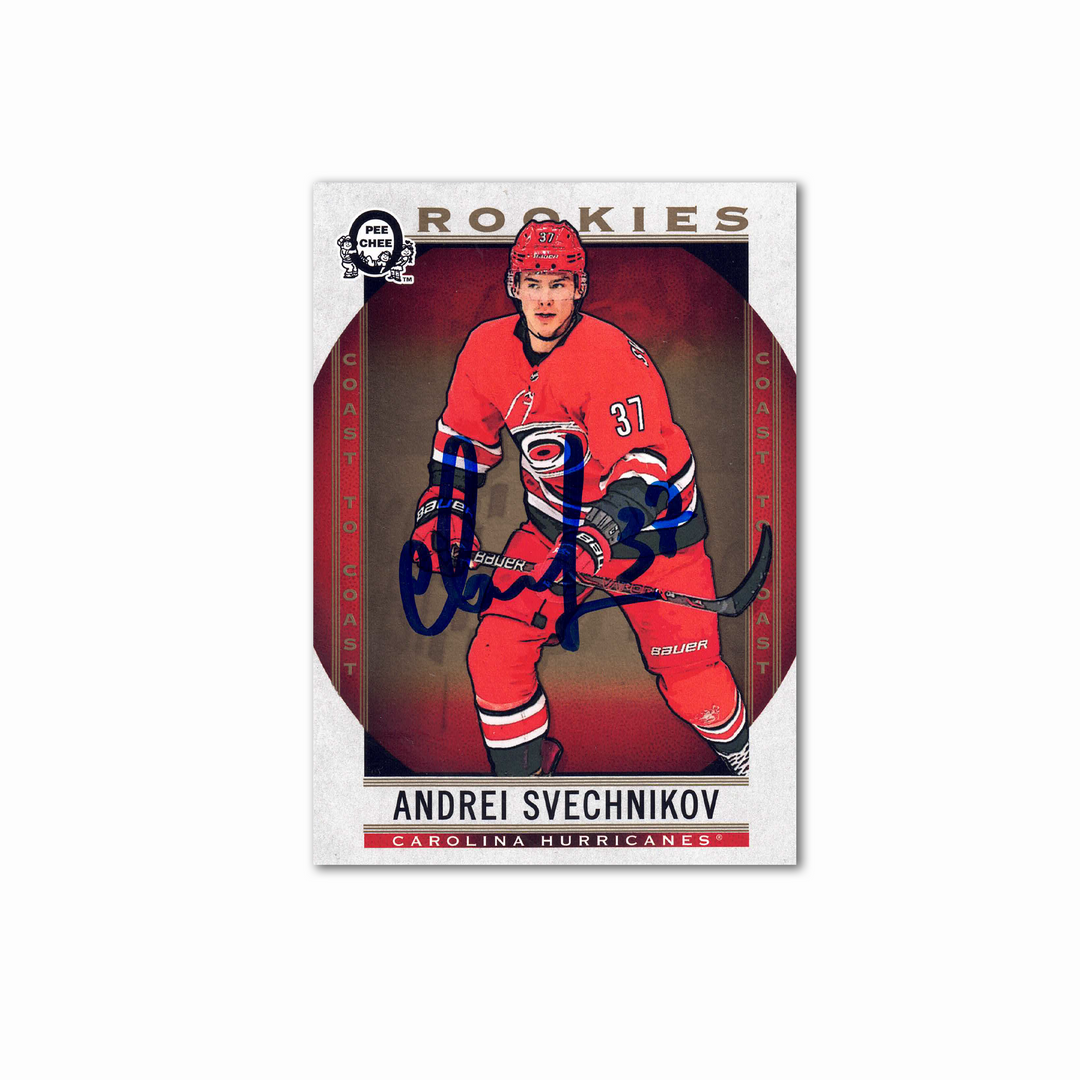 2018-19 OPC Coast to Coast #165 ANDREI SVECHNIKOV Autographed Rookie Card