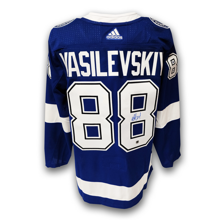 Andrei Vasilevskiy Autographed Tampa Bay Lightning Blue Adidas Jersey