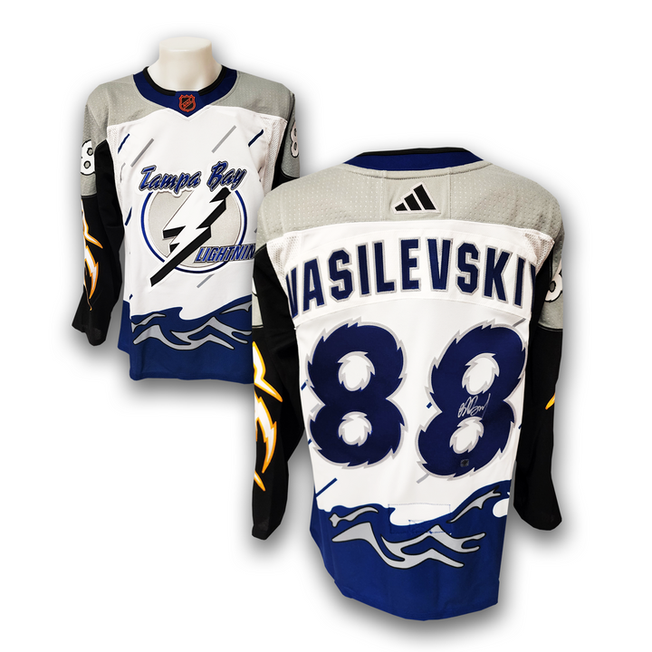 Andrei Vasilevskiy Autographed Tampa Bay Lightning Reverse Retro 2.0 Adidas Jersey