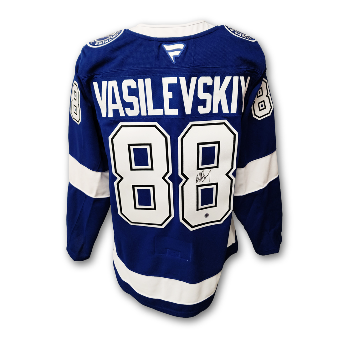 Andrei Vasilevskiy Autographed Tampa Bay Lightning Home Fanatics Premium Jersey