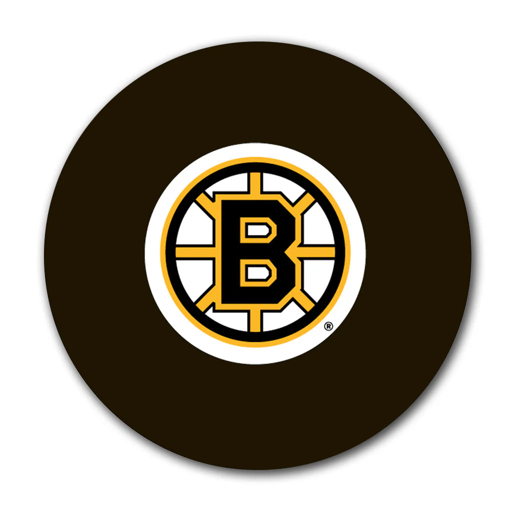 Pre-Order - Andy Moog Autographed Boston Bruins Hockey Puck (Old Logo)