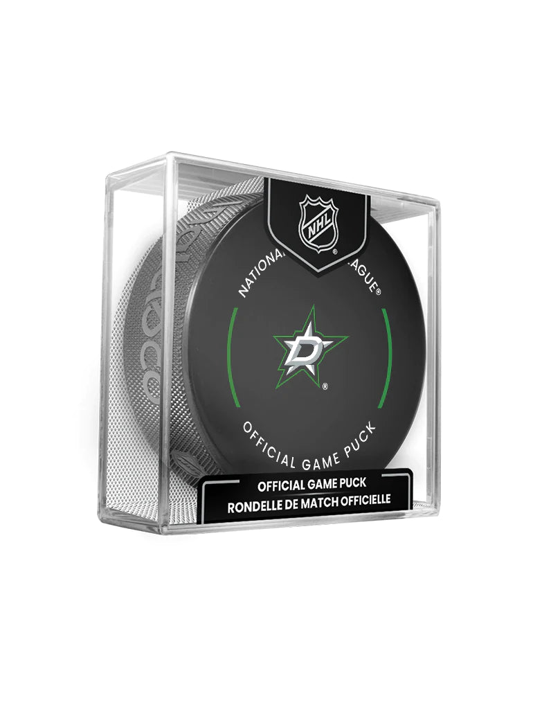 Pre-Order - Andy Moog Autographed Dallas Stars Official Hockey Puck Hockey Puck