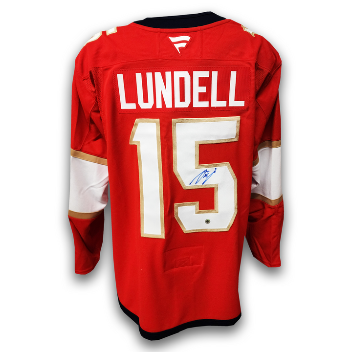 Anton Lundell Autographed Florida Panthers Home Fanatics Premium Jersey