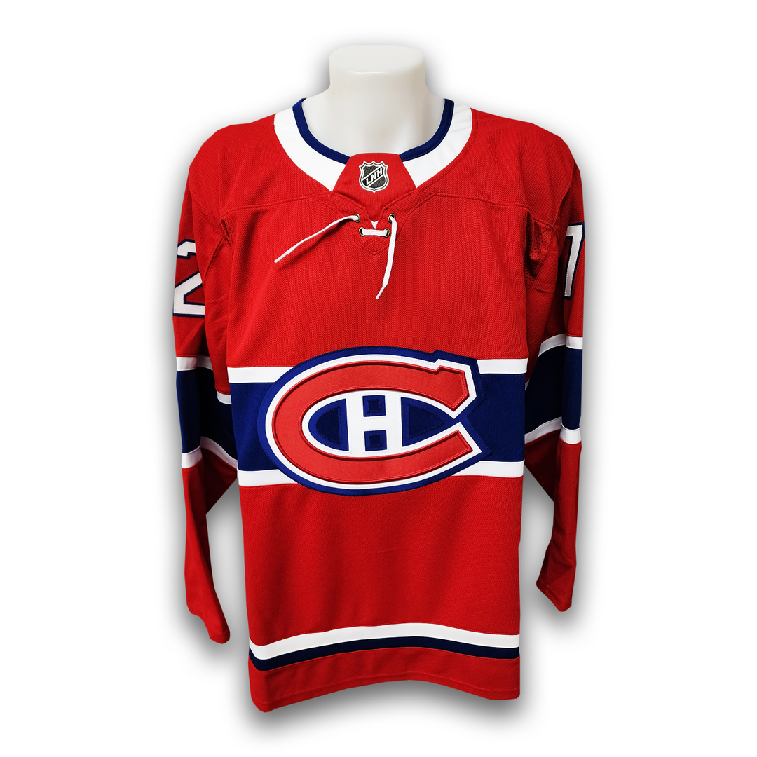 Arber Xhekaj Autographed Montreal Canadiens Fanatics Premium Jersey Inscribed