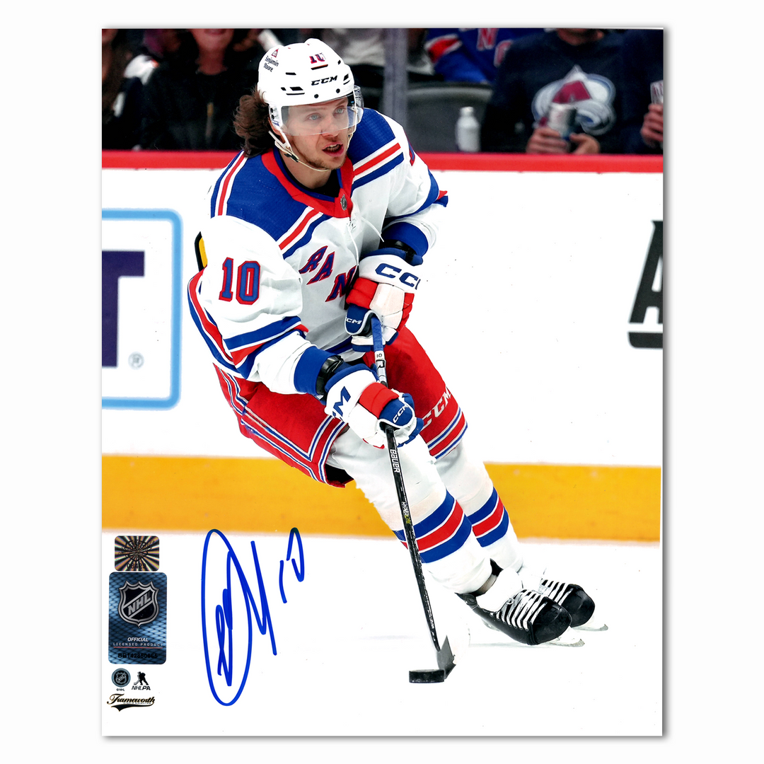 Artemi Panarin Autographed New York Rangers Away 8x10 Photo