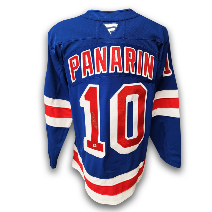 Artemi Panarin Autographed New York Rangers Fanatics Premium Jersey