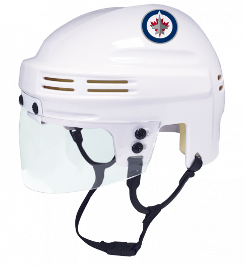 Pre-Order - Mark Scheifele - Autographed Winnipeg Jets Mini White Helmet