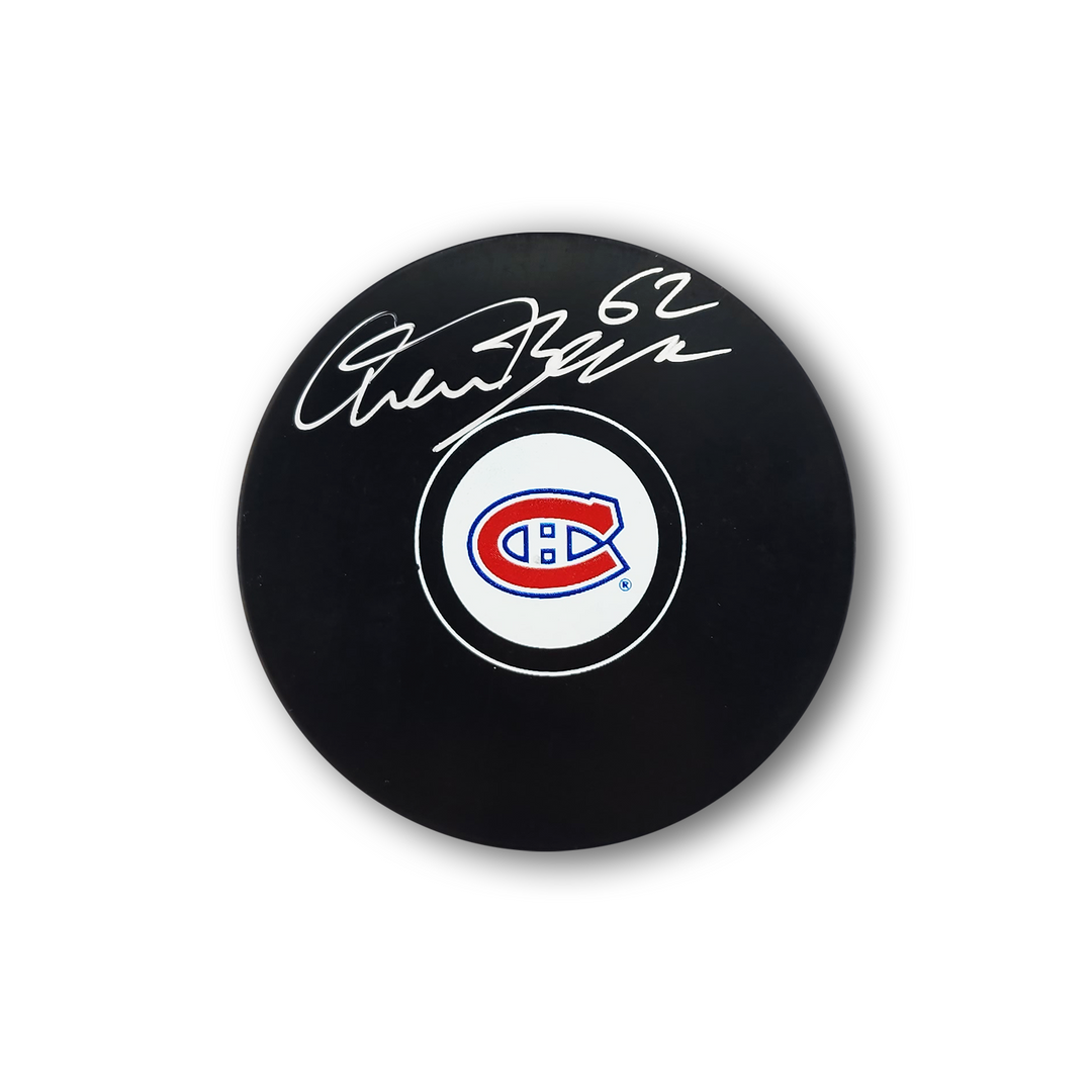 Owen Beck Autographed Montreal Canadiens Hockey Puck