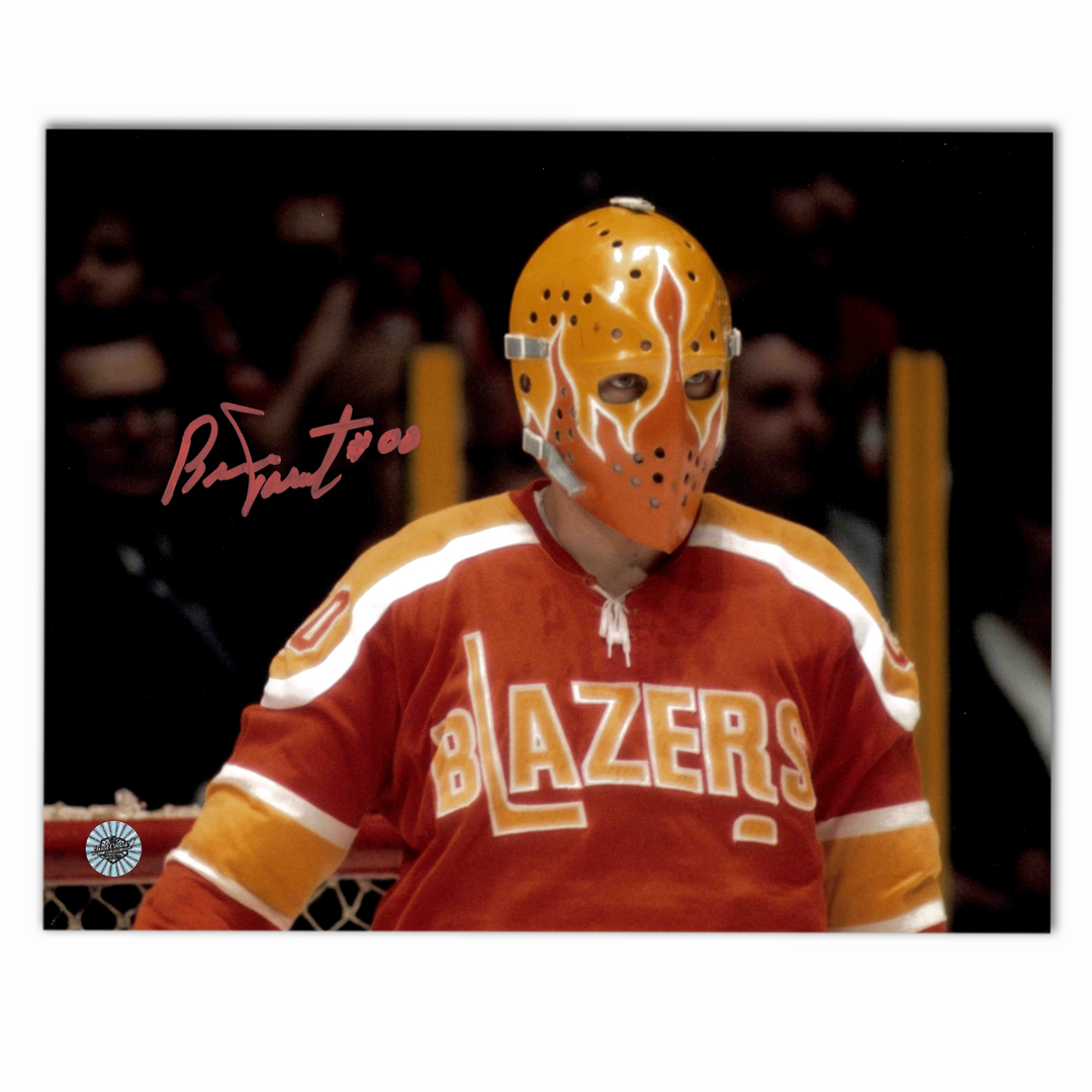 Bernie Parent Autographed Philadelphia Blazers 8x10 Photo