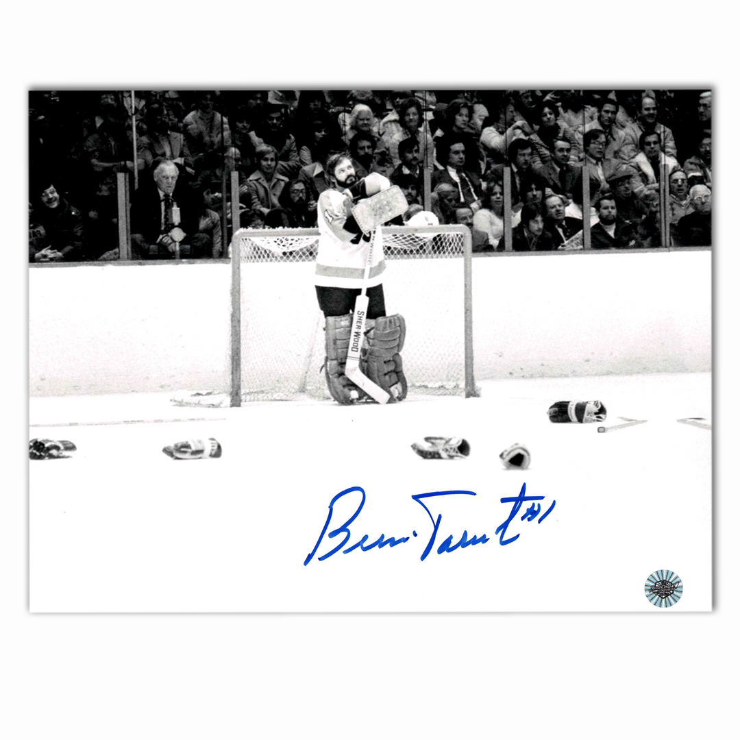 Bernie Parent Autographed Philadelphia Flyers Away Horizontal 8x10 Photo