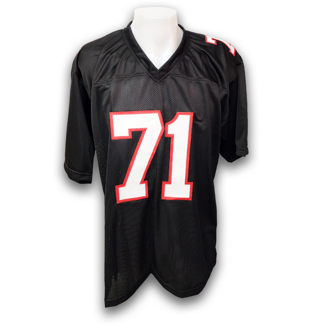 Bill Goldberg Autographed Atlanta Falcons Black Custom Jersey