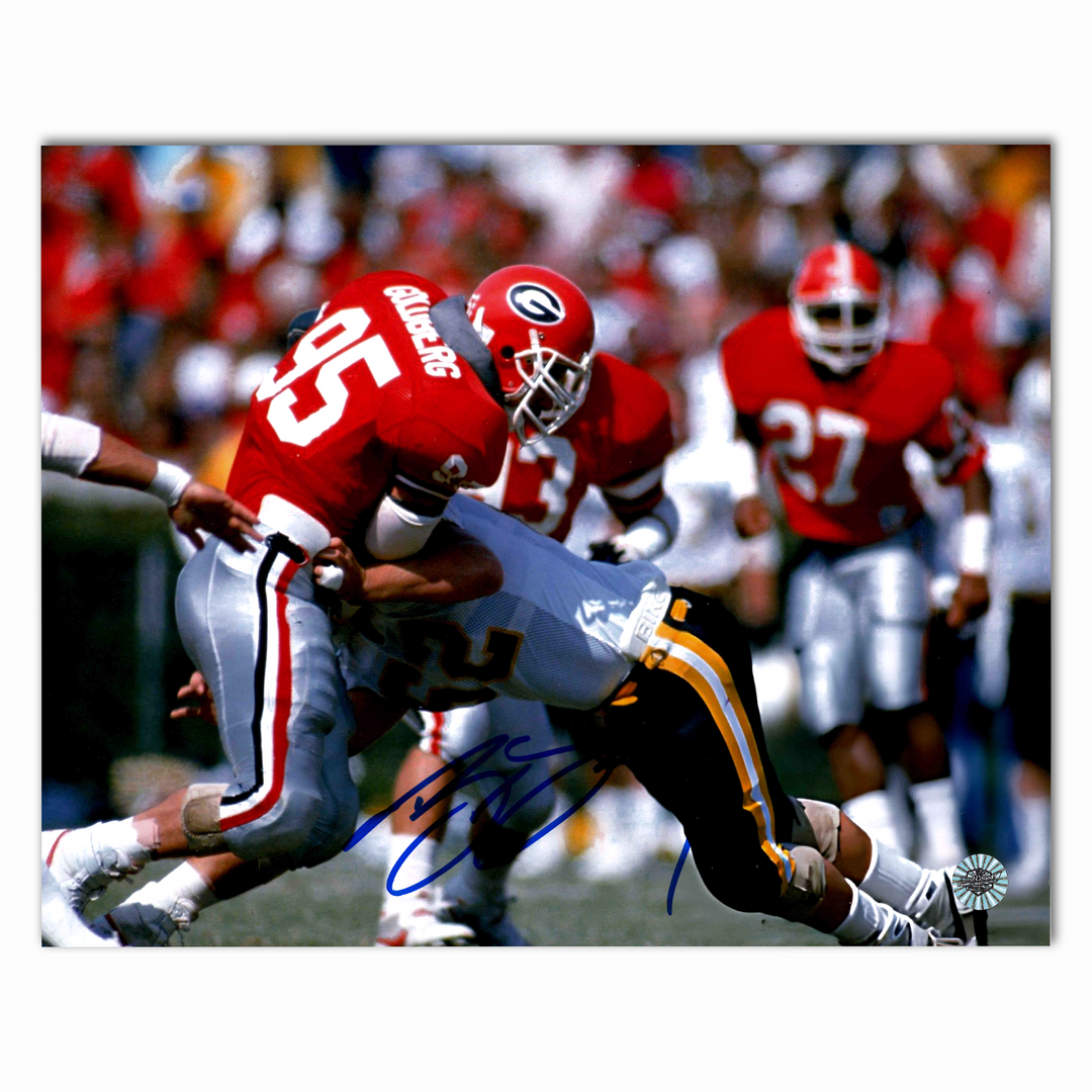Bill Goldberg Autographed University of Georgia Bulldogs Horizontal 8x10 Photo