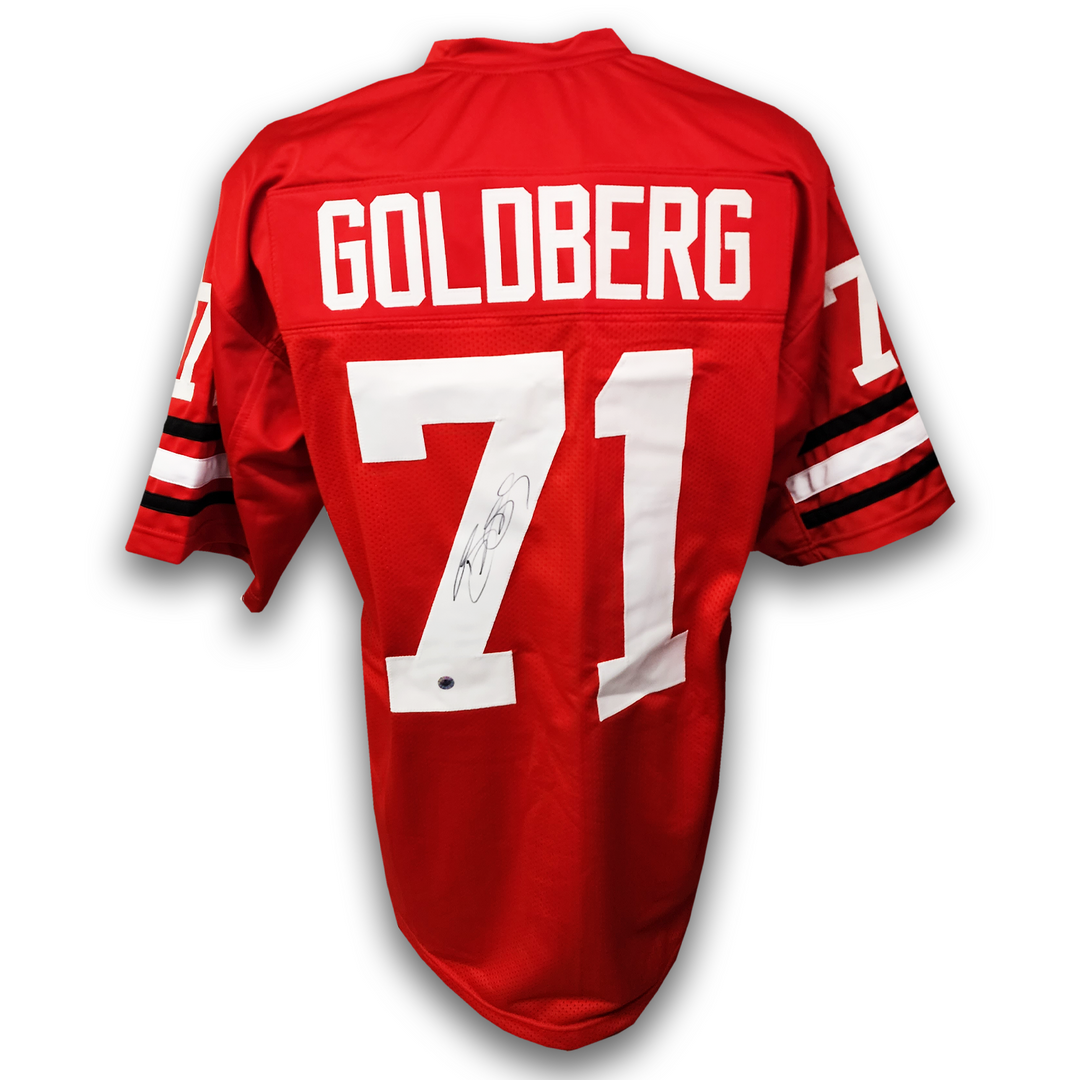 Bill Goldberg Autographed University of Georgia Bulldogs Red Custom Jersey