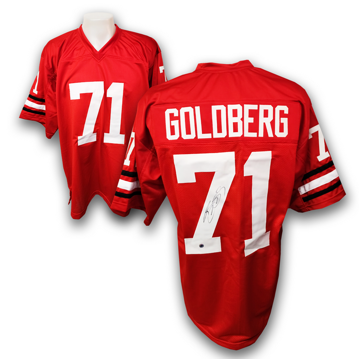 Bill Goldberg Autographed University of Georgia Bulldogs Red Custom Jersey